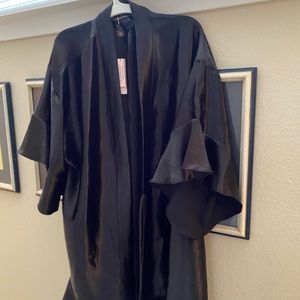 Victoria’s Secret Satin Flounce kimono robe